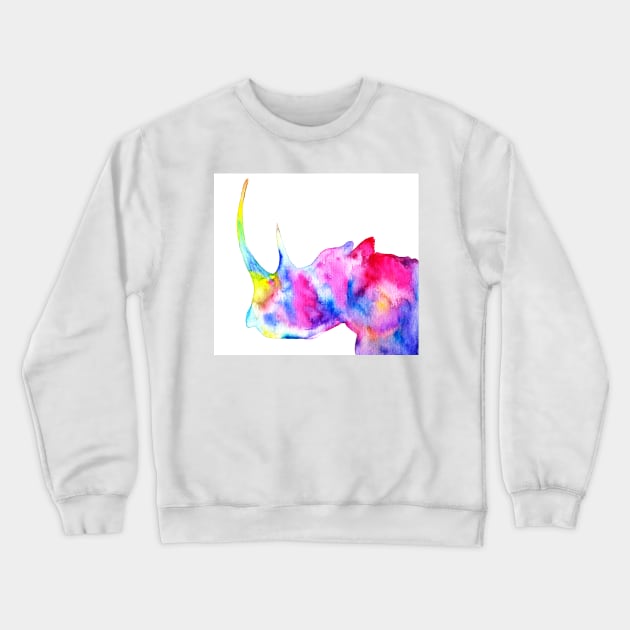 Rhinoceros Crewneck Sweatshirt by Luba_Ost
